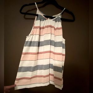 Loft Linen Striped Top